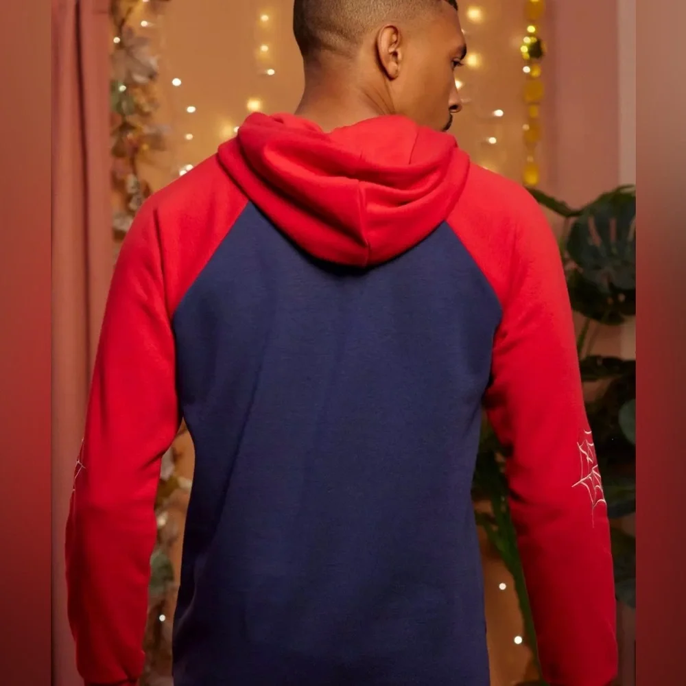 NWT Our Universe Marvel Spider-Man color block hoodie sizes 2X 3X - Picture 3 of 8